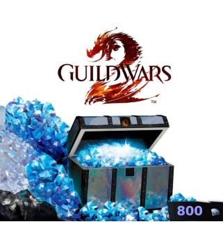 Guild Wars 2 800 Gems Code NCSoft Key EUROPE